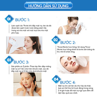 Mặt Nạ Thạch Lurcinn Shiny Mask 3 Miếng/Hộp Cấp Nước Và Dưỡng Ẩm Cho Da  | An Mộc Spa