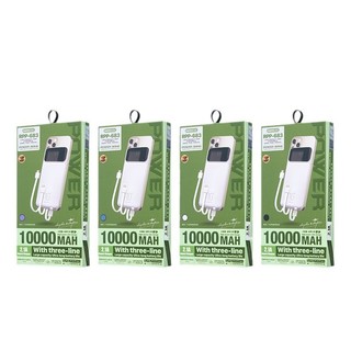 Sạc Dự Phòng Remax RPP-683 10000mAh 5 cổng Output, 2 cổng Input, có 3 cáp sạc