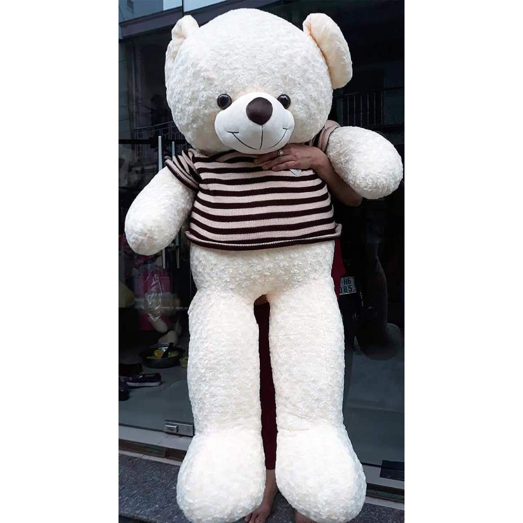 Gấu Bông Lớn Teddy Gấu Bông Teddy Siêu To Chất Liệu Vải Lông Xoắn Mềm Mại Gấu Ôm Ngủ Teddy Cao Cấp