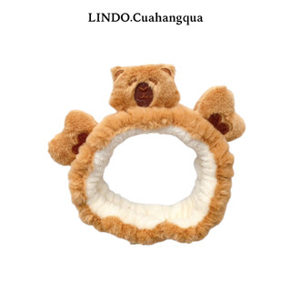 Cài Tóc Capybara hot trend, Cài Tóc Cute Lông Nhung Mềm Mại