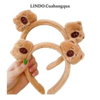 Cài Tóc Capybara hot trend, Cài Tóc Cute Lông Nhung Mềm Mại