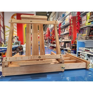 Giá vẽ để bàn có khay đựng màu 42x36cm, VAT - COLORMATE