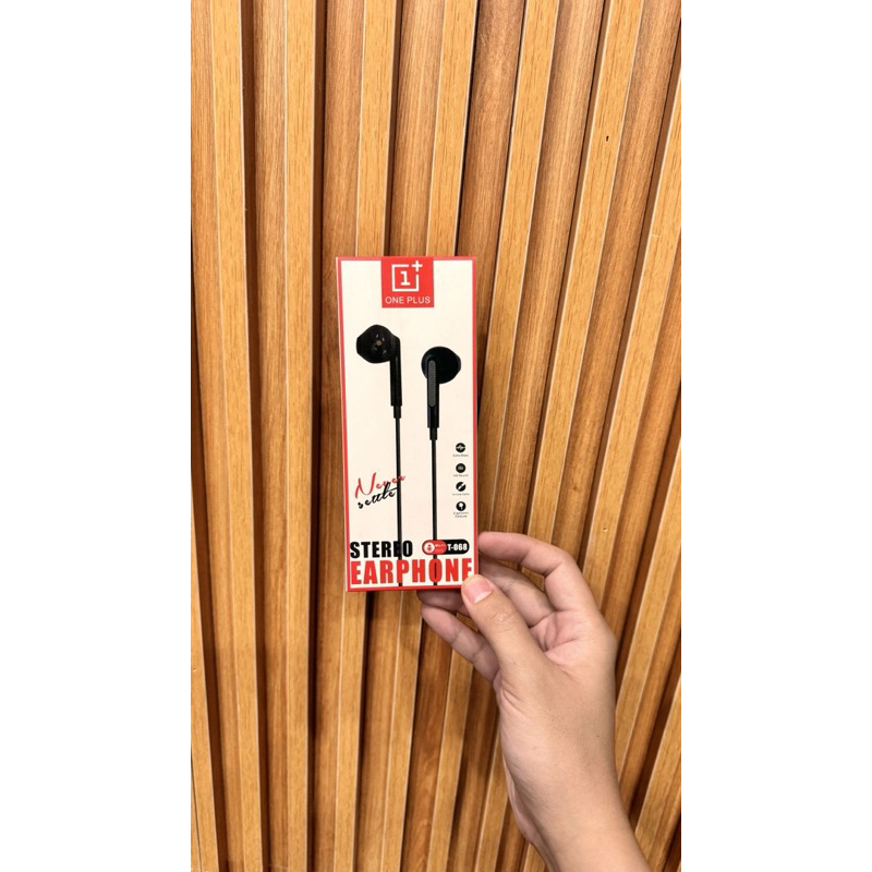 Tai Nghe dây One Plus T-068 , châm cắm Aux 3.5mm