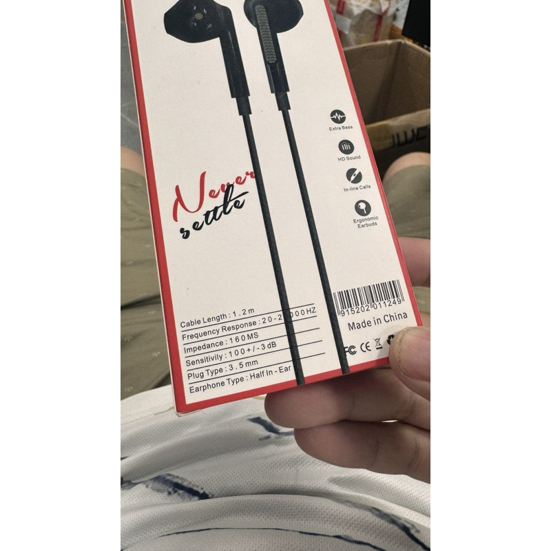 Tai Nghe dây One Plus T-068 , châm cắm Aux 3.5mm