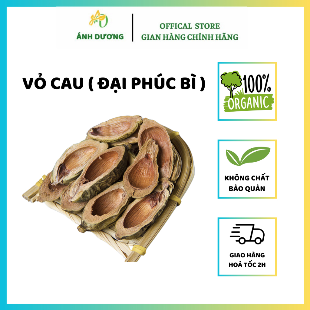 500GR Vỏ Cau Khô ( Đại Phúc Bì ) Hàng Loại 1