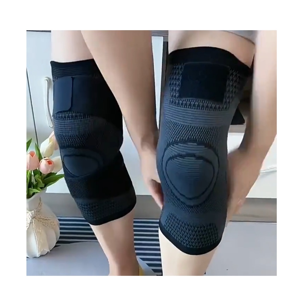 Bó gối thể thao bảo vệ gối chân SFIT POWER 511F co giãn 4 chiều, dây quấn trợ lực chắc chắn