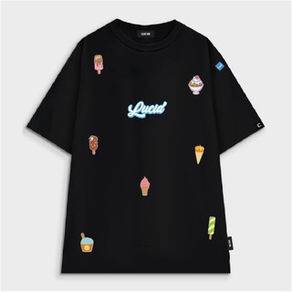 Áo Thun LUCID Local Brand Unisex CANDY and ICE CREAM Nam Nữ Tay Lỡ From Rộng Chất Cotton