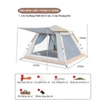 lều cắm trại cho 4-6 người cửa cực thoáng, bật tự động, bán giá cực tốt cho các đơn hàng mới, tri ân khách hàng — ảnh 1