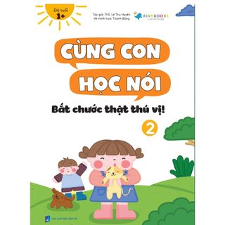 Sách - Bộ sách cùng con học nói -  Bộ sách dành cho bé trên 1 tuổi - Finybooks