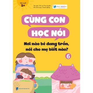 Sách - Bộ sách cùng con học nói -  Bộ sách dành cho bé trên 1 tuổi - Finybooks