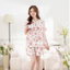 Bộ Đồ Bầu Cổ Viền Mùa Hè Larosa Mặc Nhà Và Sau Sinh Vải Đũi Xốp Cao Cấp - LR020B