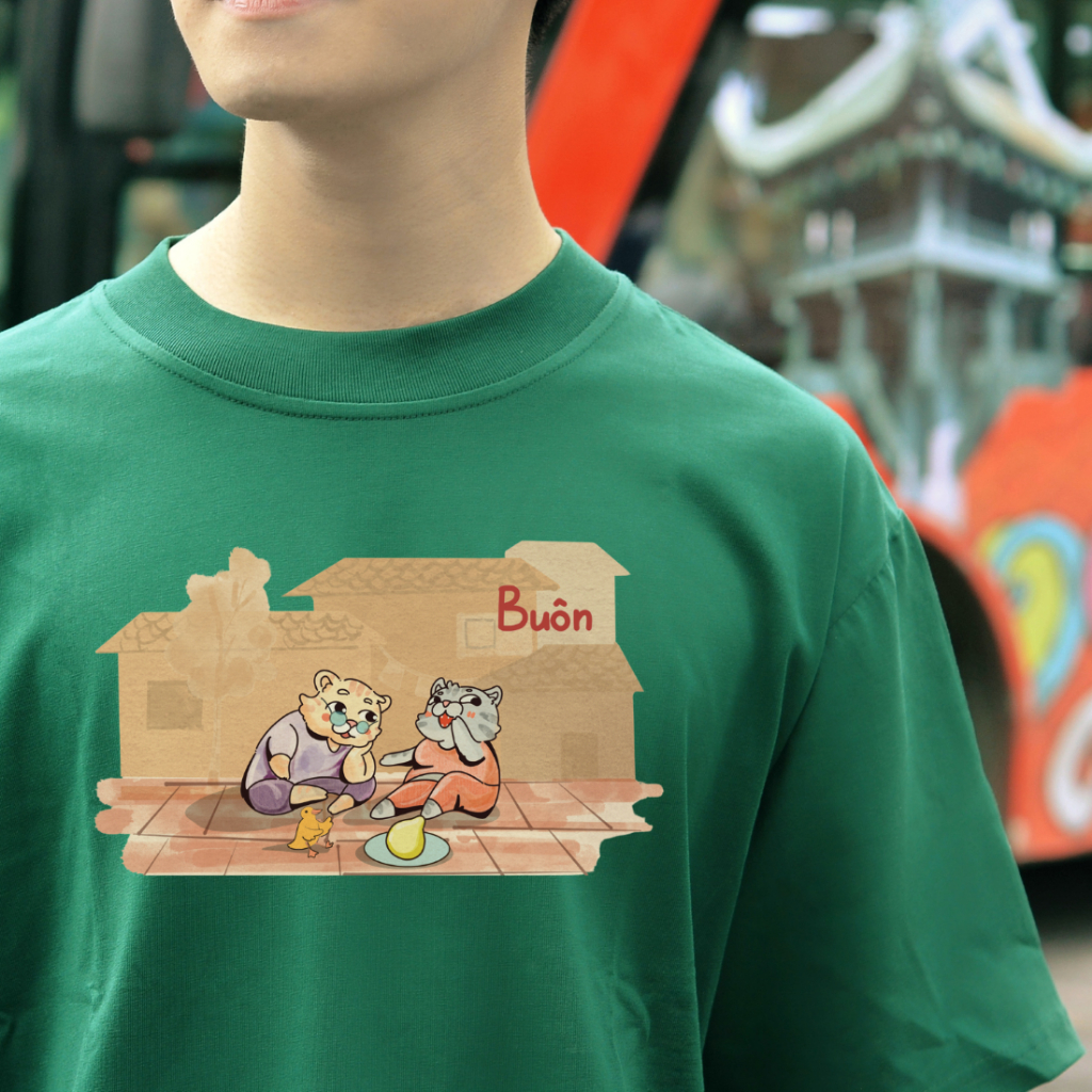 Áo thun Oversize cotton unisex nam nữ Goodore BST Phố Thị mẫu Buôn thoáng mát năng động thiết kế độc đáo