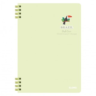 KLONG - Sổ Dash Caro (6x6)mm lò xo kép 2 đầu A5 120 trang 100/76; MS: 500 ♥ bujo, quà tặng, hssv