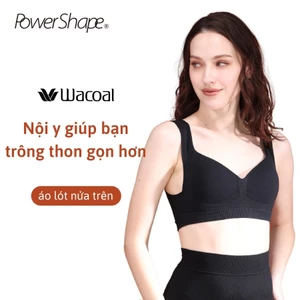 Áo lót Wacoal Lecien I23WFB519 Power Shape không gọng, mút mỏng, tàng hình tạo dáng thon gọn - 23WFB519 smart size