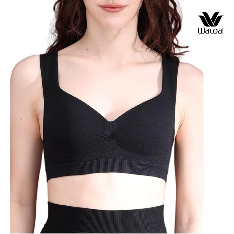 Áo lót Wacoal Lecien I23WFB519 Power Shape không gọng, mút mỏng, tàng hình tạo dáng thon gọn - 23WFB519 smart size