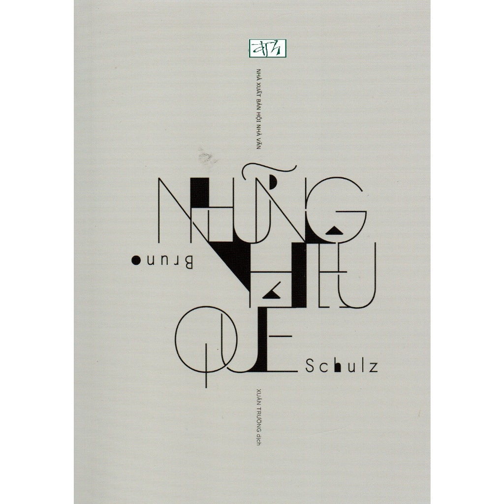 Sách Bruno Schulz - Những hiệu quế