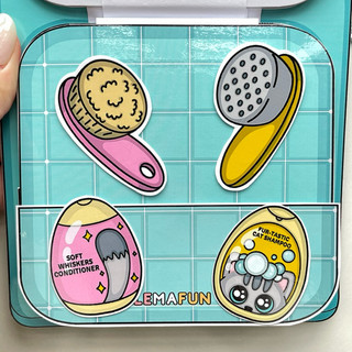 Đồ chơi nuôi mèo con - Búp bê giấy Pighandmade