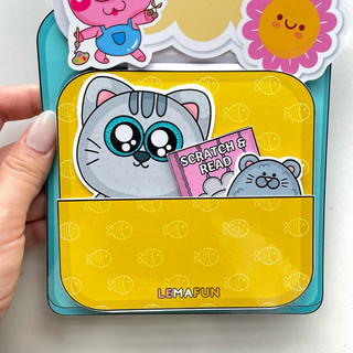 Đồ chơi nuôi mèo con - Búp bê giấy Pighandmade