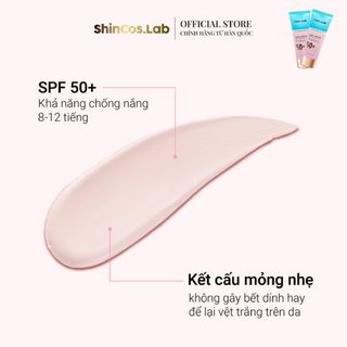 Kem chống nắng phổ rộng thuần chay – dưỡng trắng – nâng tone SHINCOS.LAB BRIGHTENING TONE UP SUNCREAM SPF50+ PA++++