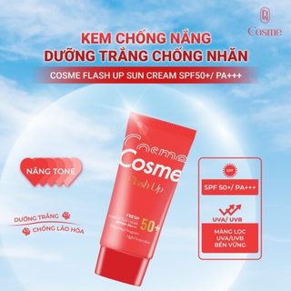 Kem Chống Nắng Dưỡng Trắng Chống Nhăn COSME Flash Up Suncream SPF50+ PA+++