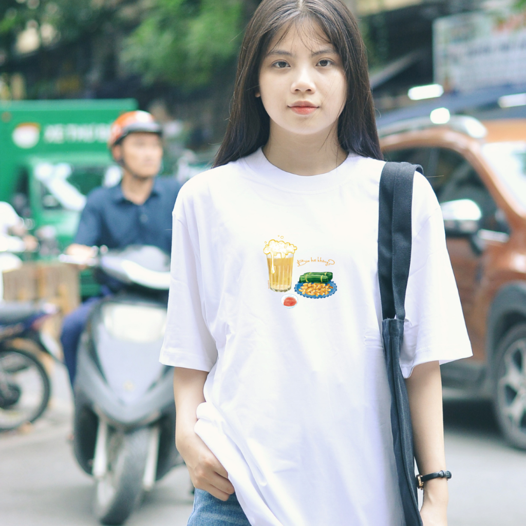 Áo thun Oversize cotton unisex nam nữ Goodore Bia hơi thoáng mát năng động thiết kế độc đáo