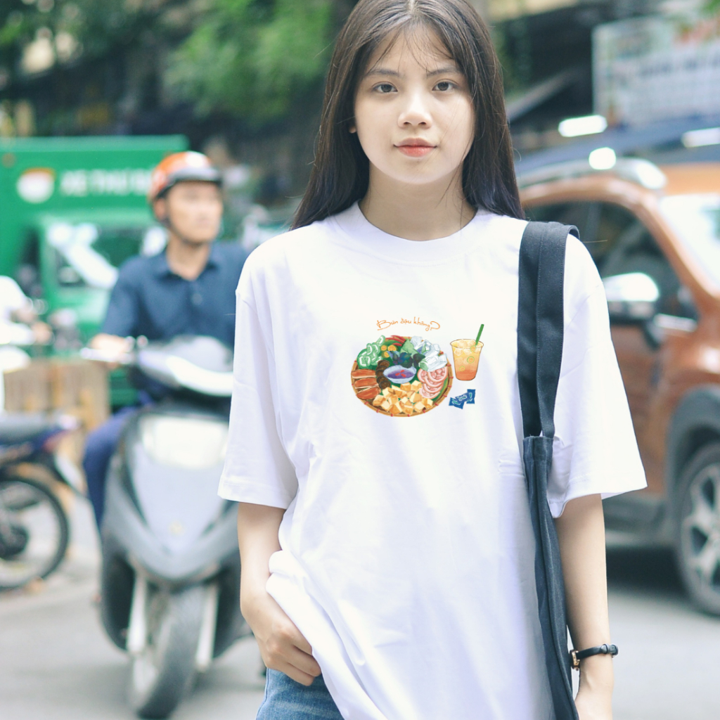 Áo thun Oversize cotton unisex nam nữ Goodore Bún đậu thoáng mát năng động thiết kế độc đáo