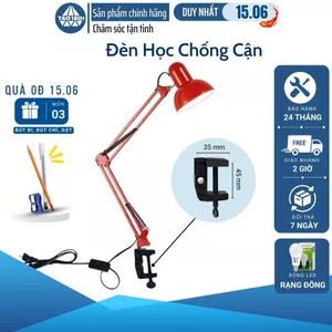 Đèn học kẹp bàn PIXAR Bóng LED Rạng Đông Chống Cận Bảo Vệ Mắt Bảo Hành 2 Năm Tao1501 - BA001