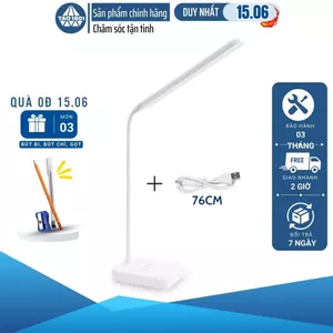 Đèn học tích điện thông minh 3 chế độ ánh sáng thay đổi cường độ ánh sáng theo ý thích