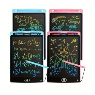 Bảng Viết Tự Xóa 12 Inch Đa Sắc Bảng Vẽ Tự Xóa Thông Minh Bảng LCD Tự Xóa 12 Inch Cho Bé Tập Viết Tập Vẽ 89009
