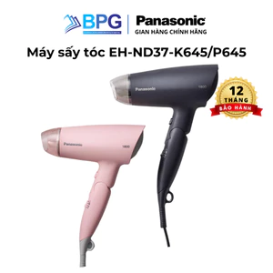 Máy sấy tóc Panasonic EH-ND37-P645 EH-ND37-K645 công suất 1800W, 2 tốc độ sấy và sấy mát, có móc treo tiện lợi