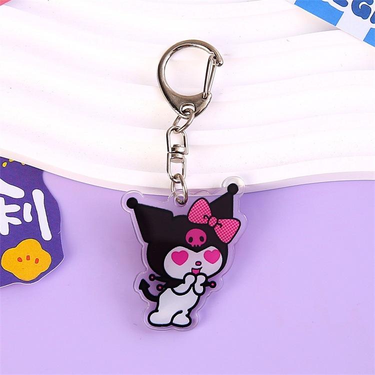 Combo 5 Móc Khóa Kuromia Acrylic Nhựa 4cm 5cm  Móc Treo BaLo Túi Xách