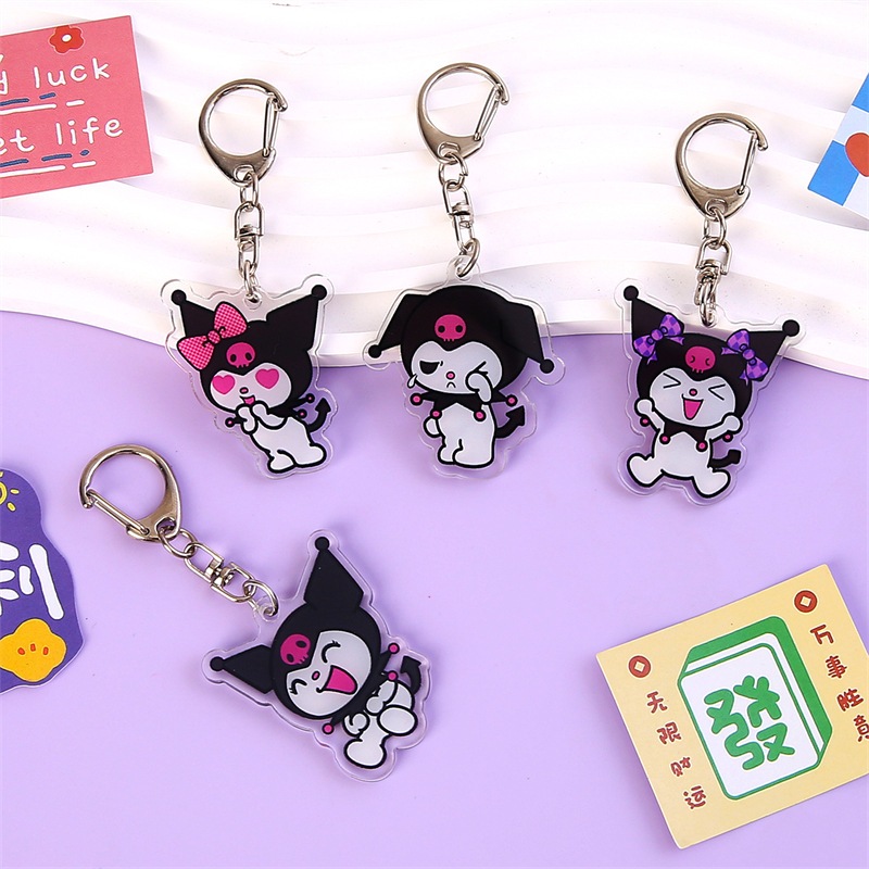 Combo 5 Móc Khóa Kuromia Acrylic Nhựa 4cm 5cm  Móc Treo BaLo Túi Xách