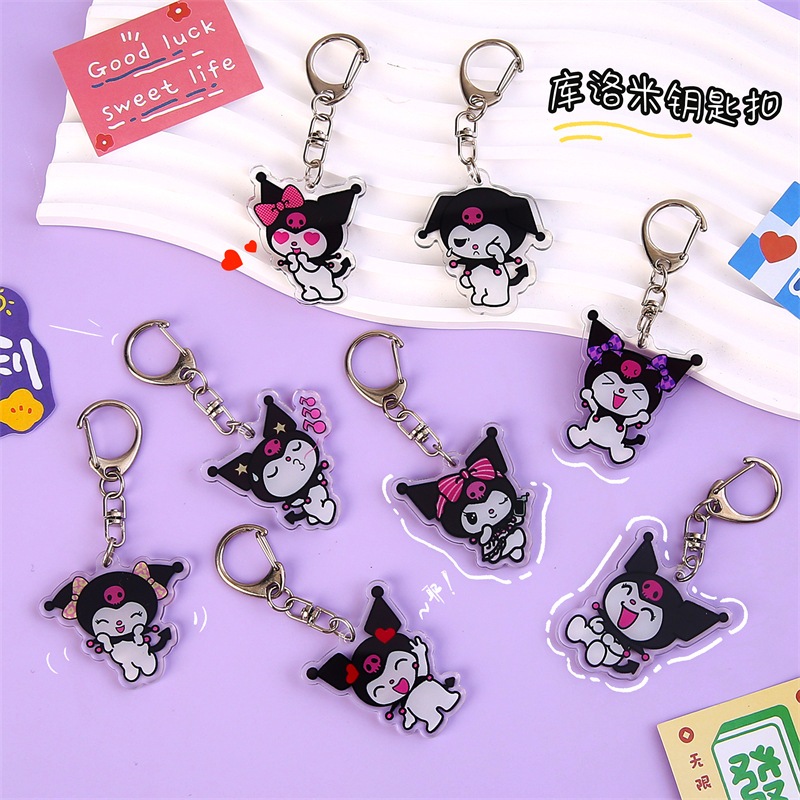 Combo 5 Móc Khóa Kuromia Acrylic Nhựa 4cm 5cm  Móc Treo BaLo Túi Xách