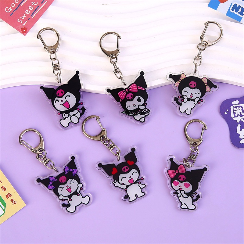 Combo 5 Móc Khóa Kuromia Acrylic Nhựa 4cm 5cm  Móc Treo BaLo Túi Xách