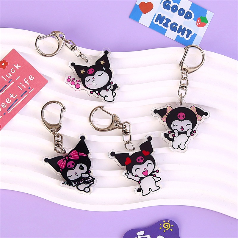 Combo 5 Móc Khóa Kuromia Acrylic Nhựa 4cm 5cm  Móc Treo BaLo Túi Xách
