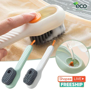 Bàn chải chà giày ECO có ngăn chứa nước giặt, Bàn chải cọ rửa đa năng 3 trong 1 treo tường tiện lợi