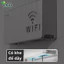 Kệ đựng wifi treo tường, Kệ wifi đặt modem kỹ thuật số ổ cắm điện chất liệu nhựa ABS cao cấp