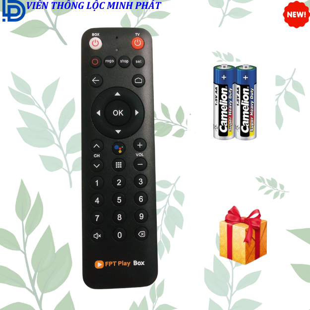 Remote điều Khiển FPT Play Box Chính Hãng, Sử Dụng Giọng Nói Dùng Cho ...