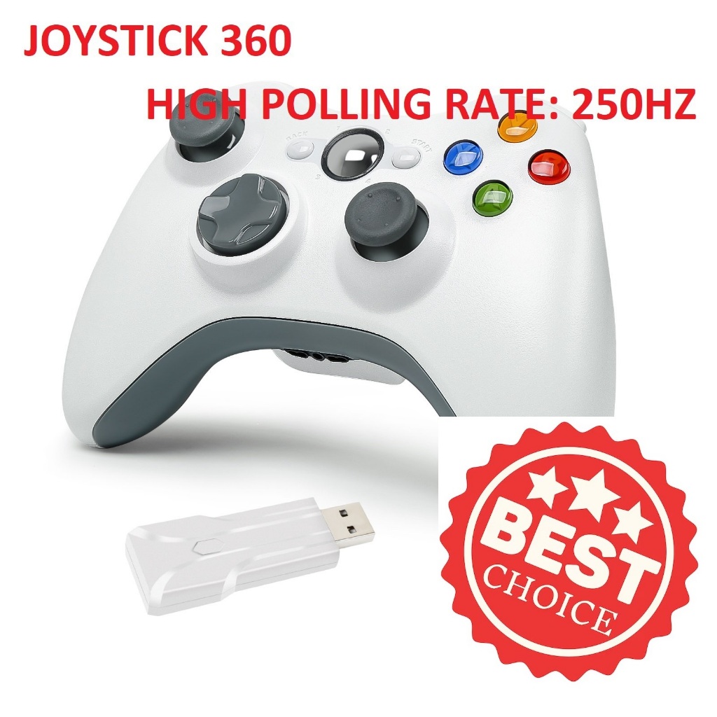 Tay cầm Xbox 360 không dây Polling rate 250Hz Shopee Việt Nam
