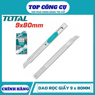 ĐỒ NGHỀ TOTAL Dao rọc giấy 9x80mm THT5110906 < MẪU MỚI >