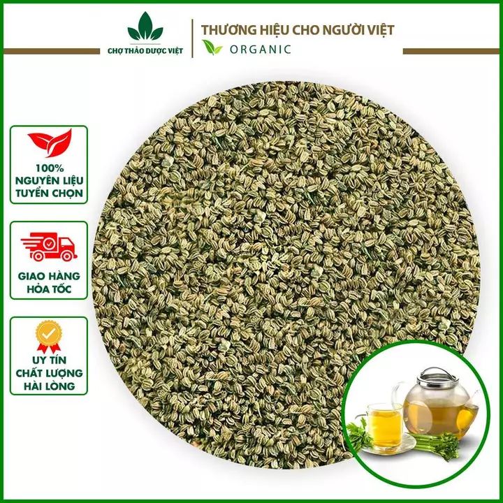 Celery Seed, hạt cần tây 100g, ướp thịt gà chiên KFC, pha trà rất tốt cho sức khỏe - Chợ Thảo Dược Việt