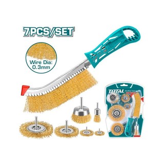 TOTAL Bộ 7 bánh cước và chổi cước TAC310071