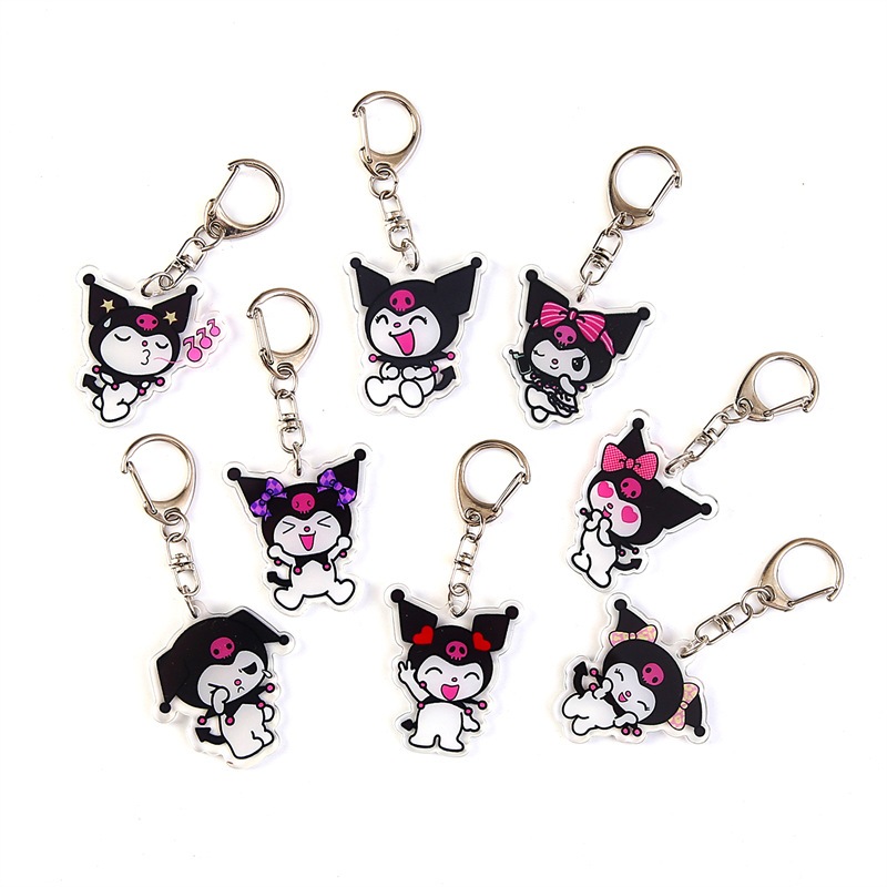 Combo 5 Móc Khóa Kuromia Acrylic Nhựa 4cm 5cm  Móc Treo BaLo Túi Xách