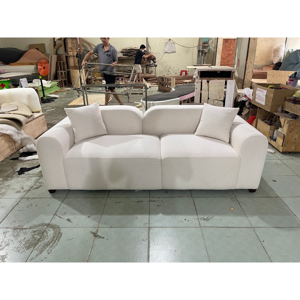 ghế sofa múi lệch dài 1m8 NHU Y DECOR có thể tách múi đa dạng chất liệu nhung, lông cừu, nỉ da, đặt lên nhà sang trọng