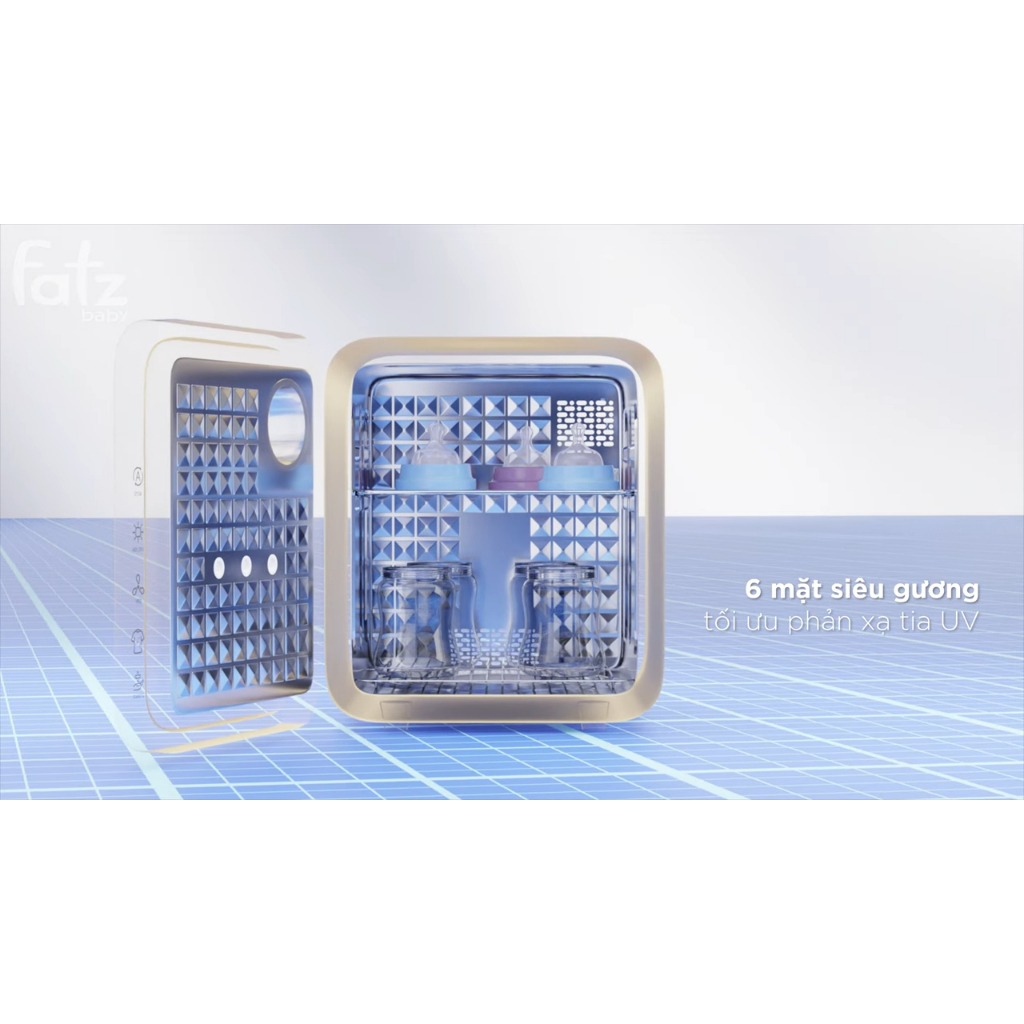 Ảnh Máy tiệt trùng sấy khô UVC-LED 25L công nghệ Nano Plasma Ion PLASMAX 1 FATZBABY  FB4725ZH 4