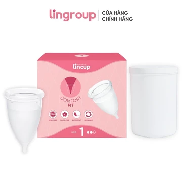 Cốc nguyệt san Lincup nhập khẩu Mỹ, Cốc nguyệt san Silicon y tế kháng khuẩn, thay thế bằng vệ sinh