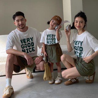 Áo gia đình du lịch đi chơi biển 2 3 4 người bố mẹ bé cả nhà VERY GOOD NICE cotton 250gsm Prenium cao cấp [A034]