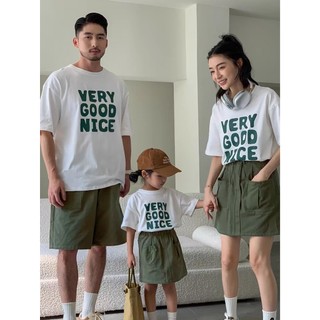 Áo gia đình du lịch đi chơi biển 2 3 4 người bố mẹ bé cả nhà VERY GOOD NICE cotton 250gsm Prenium cao cấp [A034]