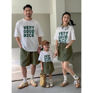 Áo gia đình du lịch đi chơi biển 2 3 4 người bố mẹ bé cả nhà VERY GOOD NICE cotton 250gsm Prenium cao cấp [A034]