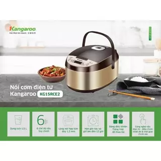 Nồi cơm điện tử 1.5L Kangaroo KG15RCE2